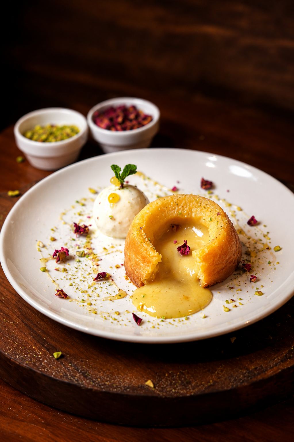 Butterscotch lava cake